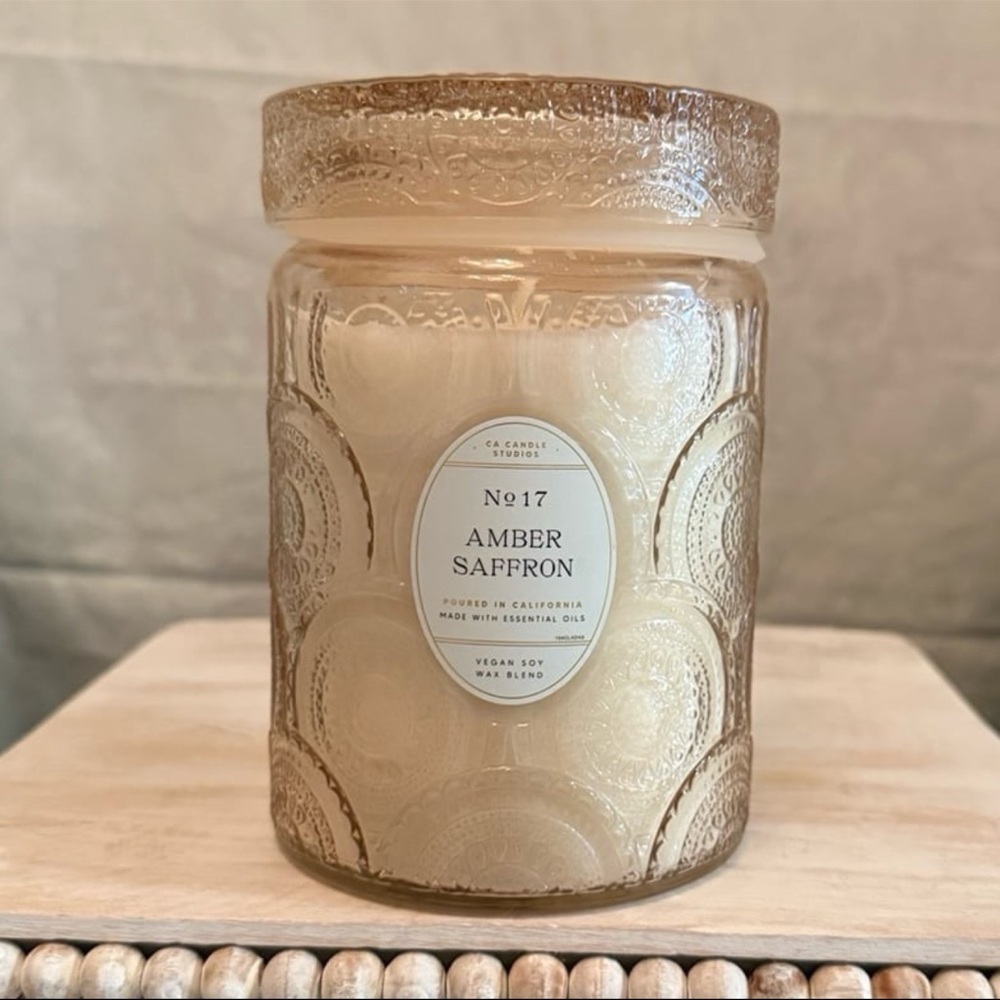 ⚡️Leoben Co #17 "AMBER SAFFRON" Candle